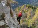 Adventure Clim Varmost: Axel vor der Hängebrücke