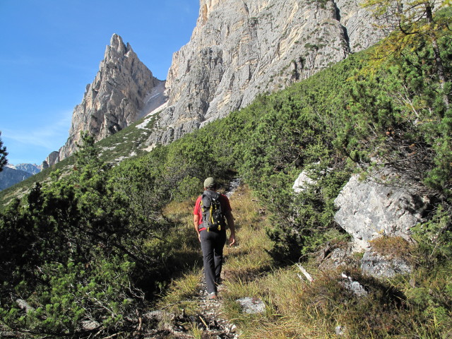 Axel zwischen Weg 211 und Passeggiata della Croda