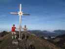 Carmen und ich am Almkogel, 1.513 m