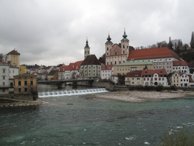 Zusammenfluss von Enns und Steyr