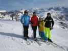 Sandra, Doris, Angelika und ich bei der Bergstation der Seekarspitzbahn, 2.195 m