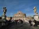 Castel SantAngelo von der Ponte Sant'Angelo aus