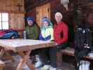 Axel, Lea und ich auf der Oberen Prädastenalm, 1.487 m