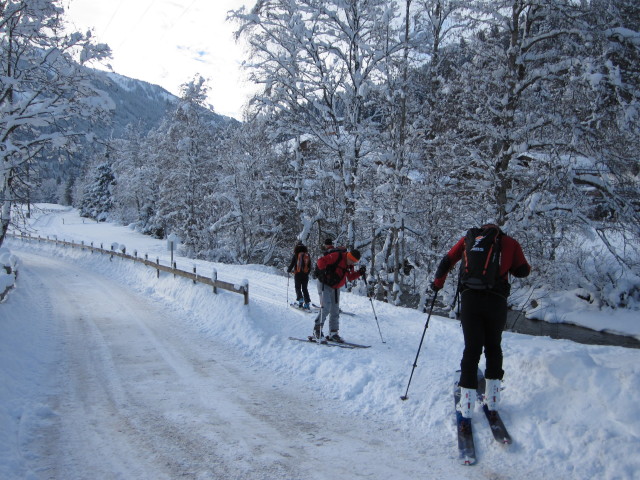 Anabel, Wolfgang, Erhard und Axel bei der Steinerbrücke