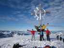 Erhard, Axel, Anabel, Wolfgang und ich am Lodron, 1.925 m