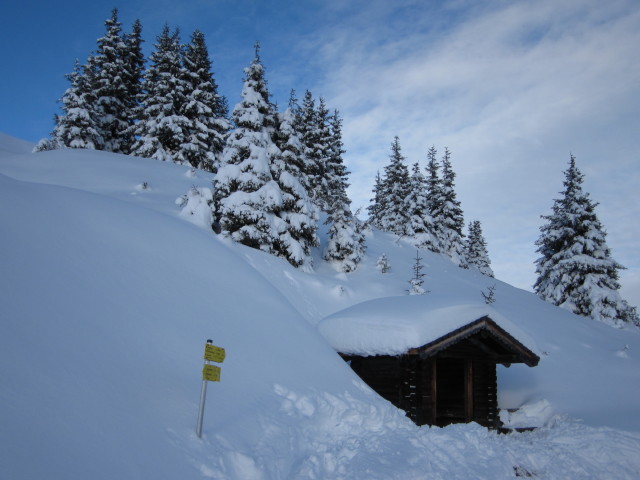 neben dem Sonnengrat-Skiweg