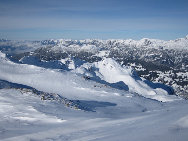 von der Bergstation der Hochalpilabahn Richtung Norden