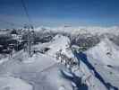 Bergstation der Sennigratbahn von der Panoramabahn aus