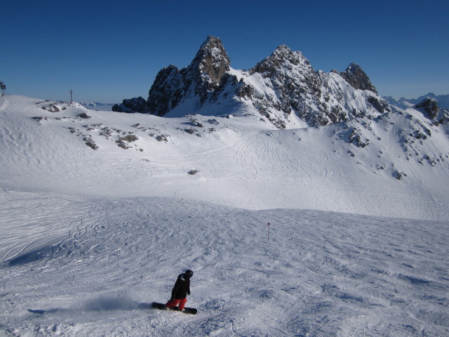 Markus auf der Skiroute Schindlerkar