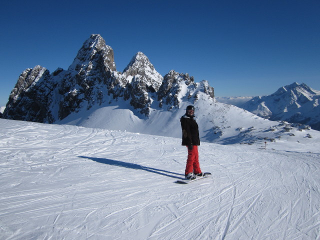 Markus auf der Skiroute Mattunjoch