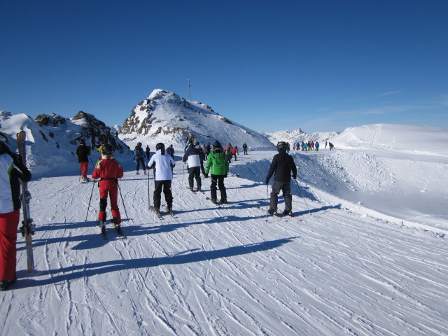 bei der Bergstation der Hochalpilabahn