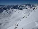 von der Bergstation der Hochalpilabahn Richtung Westen