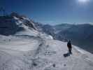 Markus auf der Skiroute 'Wang'