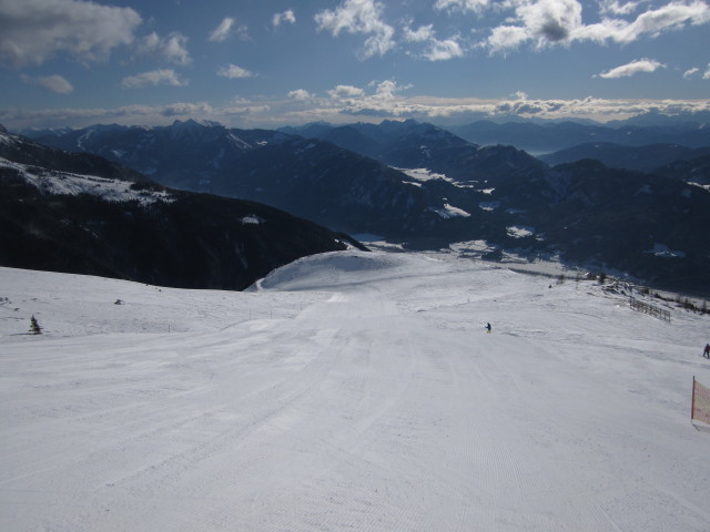 Abfahrt des Nassfeldlifts