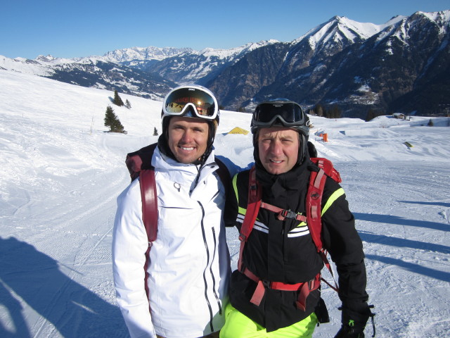 Jon und ich im Snowpark