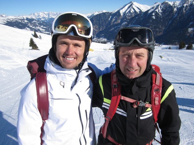 Jon und ich im Snowpark
