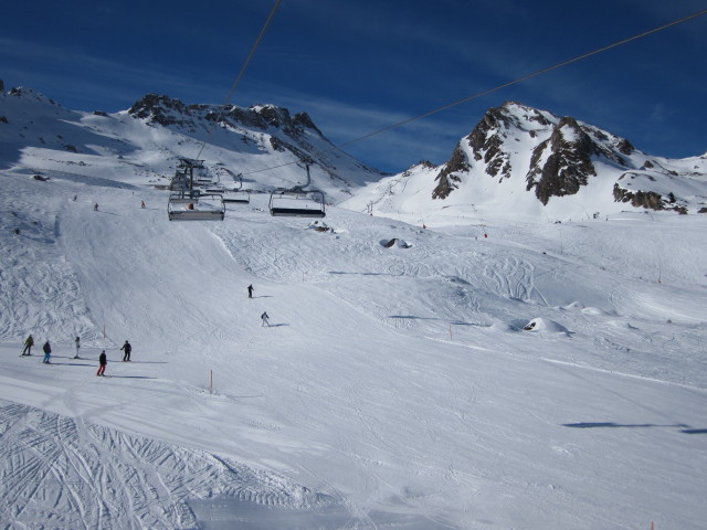 Weitmoserabfahrt von der Weitmoserbahn aus