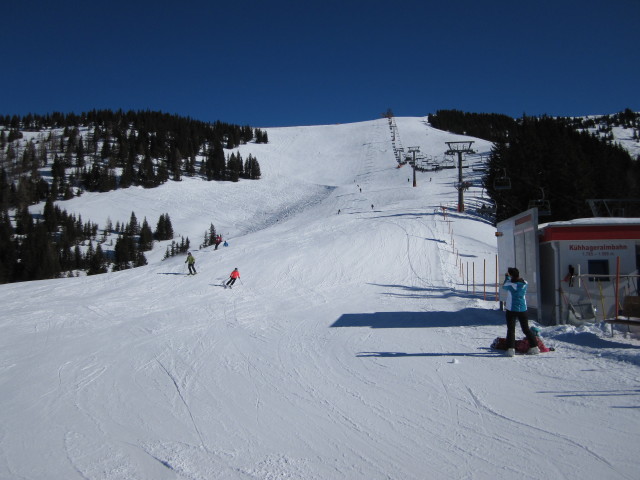 Sophie auf der Kühhageralmabfahrt