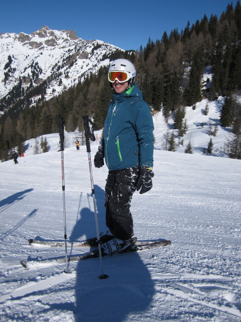 David auf der Grabnerabfahrt