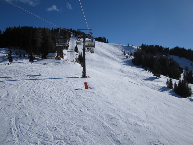 Wengeralmabfahrt von der Wengerhochalmbahn aus