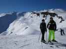 Conny und ich auf der Piste Gipfelbahn - Hochalm