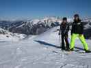 Conny und ich auf der Piste Gipfelbahn - Hochalm