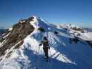 Conny zwischen Piste Gipfelbahn - Hochalm und Schwarzwand