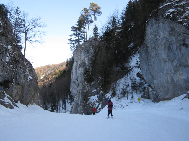 Talabfahrt in der Heurissklamm