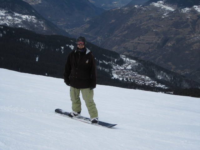 Markus auf der Piste Arolles (7. März)