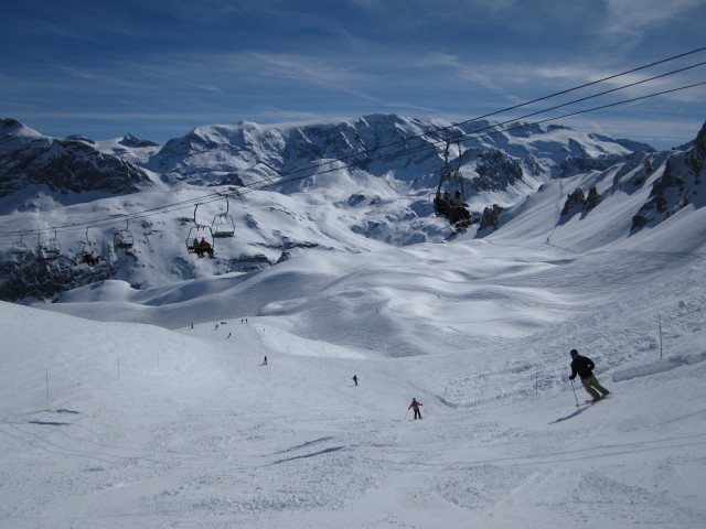 Markus auf der Piste Roc Merlet (9. März)