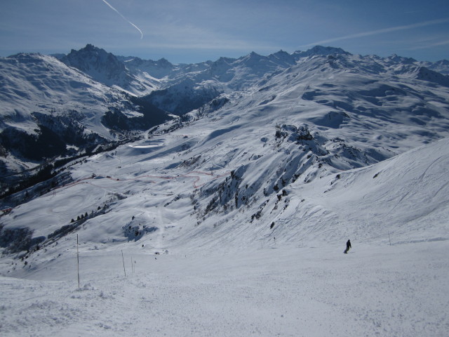 Markus auf der Piste Face (10. März)