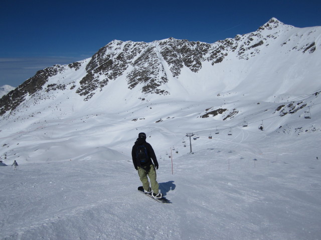 Markus auf der Piste Lac Blanc (10. März)