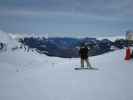 Markus bei der Bergstation des Télésiège Coqs, 2.239 m (7. März)