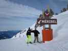 Ich und Markus auf der Piste Biche (7. März)