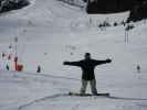 Markus auf der Piste Chamois (7. März)