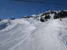 Piste Fouine vom Télésiège Arolles aus (8. März)