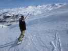 Markus auf der Piste Les Enverses (8. März)