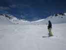 Markus auf der Piste Creux (9. März)