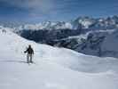 Markus auf der Piste Marmottes (9. März)