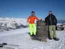 Ich und Markus am Roc de Fer, 2.290 m (10. März)