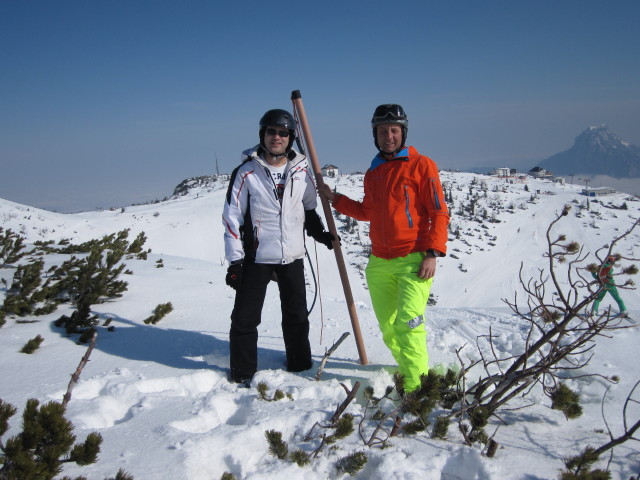 Ronald und ich am Steinkogel, 1.644 m