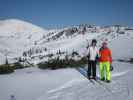 Ronald und ich bei der Bergstation der 8er Kabinenbahn Gsoll, 1.567 m