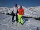 Ronald und ich bei der Bergstation der 8er Kabinenbahn Gsoll, 1.567 m