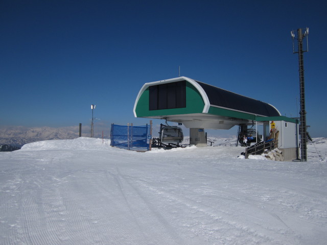 Bergstation der 4er Sesselbahn Grünleitennock, 2.137 m