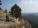 Pittentaler Klettersteig: Sabrina und ich beim Ausstieg