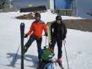 Ich und Andreas bei der Bergstation der Gipfelbahn, 1.626 m