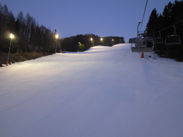 Westhang von der 4-er Sportbahn Blauer Blitz aus