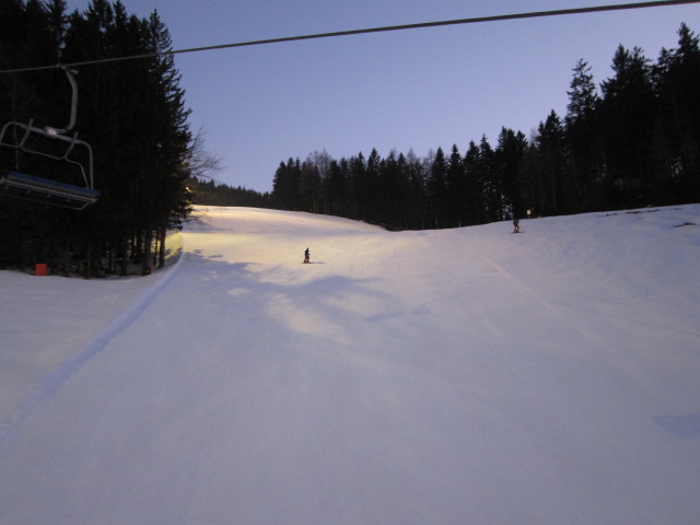 Südhang von der 4-er Sportbahn Blauer Blitz aus