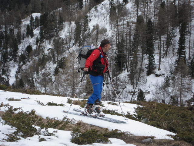 Erhard zwischen Bodmen und Chalbermatten (28. M&auml;rz)