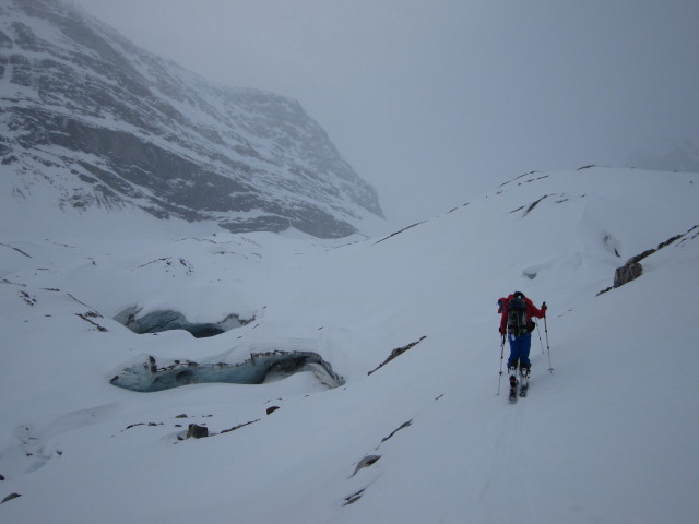 Erhard am Zmuttgletscher (28. März)